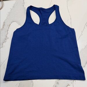 Women's Blue Lululemon swiftly tank